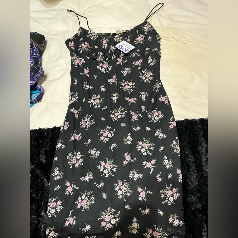 ruffled top casual flower dress